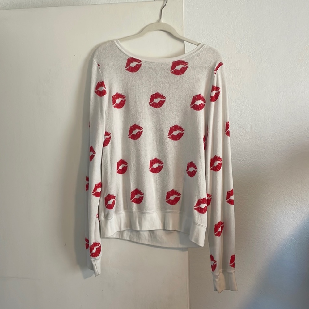 Wildfox Lips Jumper - Size M